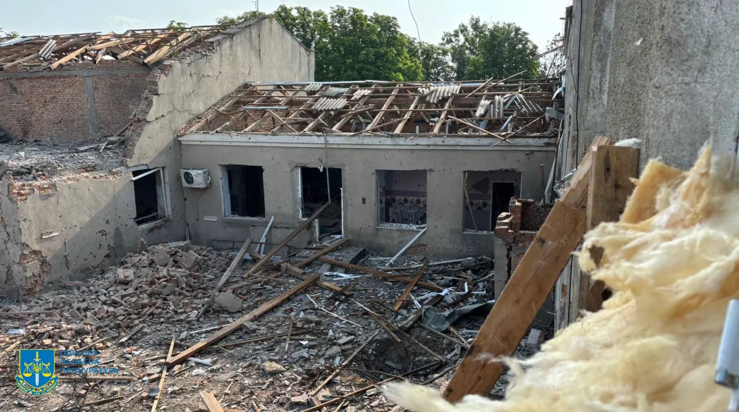 Наслідки російського обстрілу Одеси. Фото: Одеська облпрокуратура