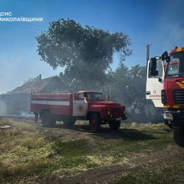 Пожежі на Миколаївщині 7-8 червня. Фото: ДСНС Миколаївщини